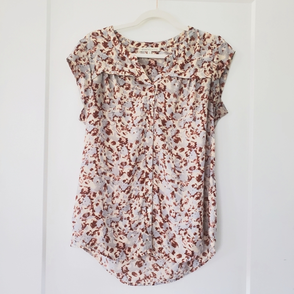 Ikat print blouse
